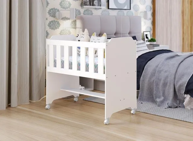Miniberco com Colchao Tigus — Branco