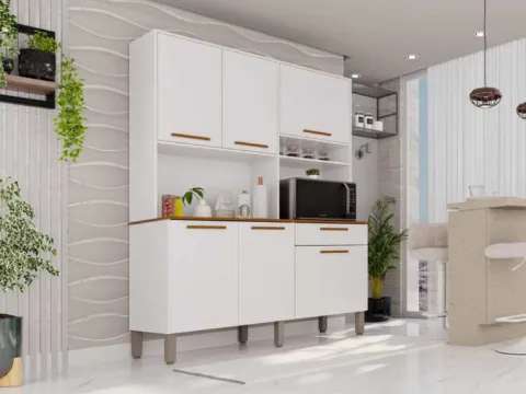 Kit Cozinha Siena Premium 6P1G /Cinamomo Salleto