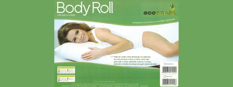Casal Almofada Rolete Eco Brasil — Body Roll