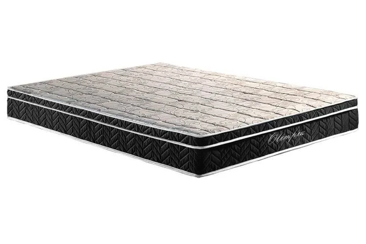 Colchao Casal Molas Olimpia 138x188x28 Preto Paropas — Preto/Cinza