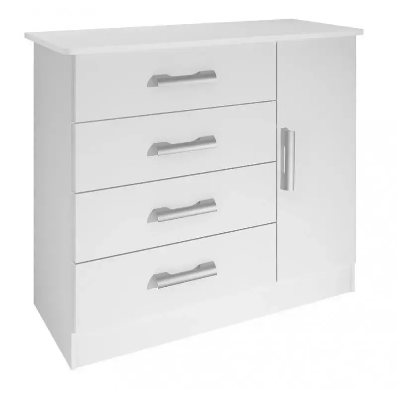 Comoda Firenze 4G1P D Doro — Branco