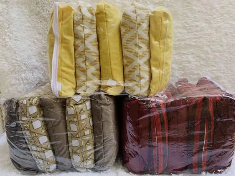 Kit 5 Almofadas Suede.Jaquard Lisa.Floral Bialumi — Lisa/Floral