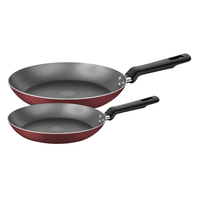 Conj Frigideiras Aluminio Loreto 2Pcs Tramontina — Vermelho