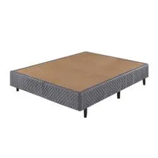 Base Casal Sommier Esplendido 138x188x30 Cinza Paropas — Base  Casal/Cinza