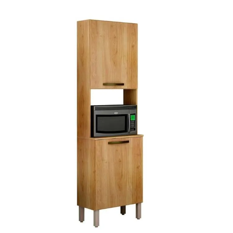 Cozinha Valencia 4Pecas Visualizacao Branco Salleto — Torre Quente New Valência - Carvalho