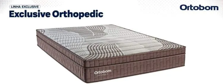 Colchao Casal Orthopedic 138x188x28 Ortobom — Colchão Casal Excluisive Orthopedic