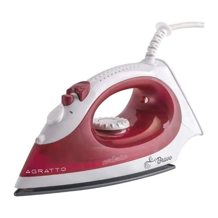 Ferro de Passar Bravo Ceramico FC01 127V Agratto — Bravo Vermelho