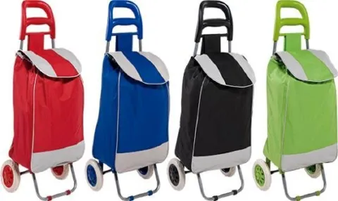 Carrinho Compras Leva Tudo BagToGo Divs Cores Metal Mor