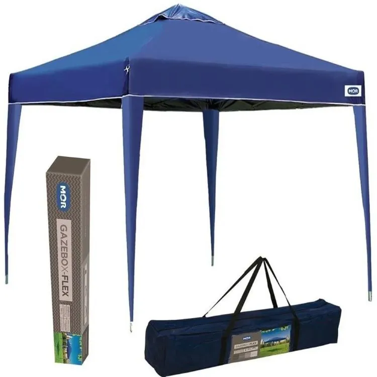 Gazebo XFlex Oxford 3x3 Azul Metalurgica Mor — Gazebo 3x3 Azul