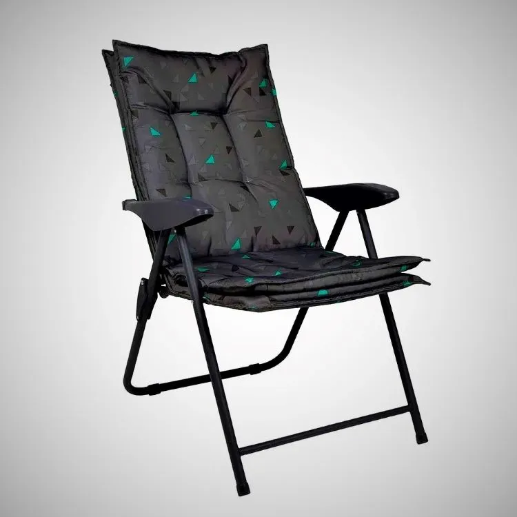 Poltrona Estofada K1.K2 Grafite Metalurgica Mor — Poltrona Grafite
