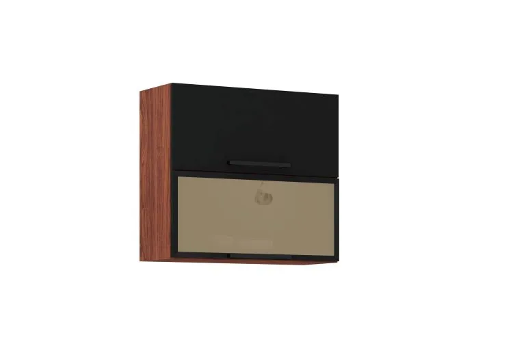 Panel Micro 3P2G VivConcept Nogueira.Black Kits Parana — Arm Basc 800 2P1V Noguieira.Black