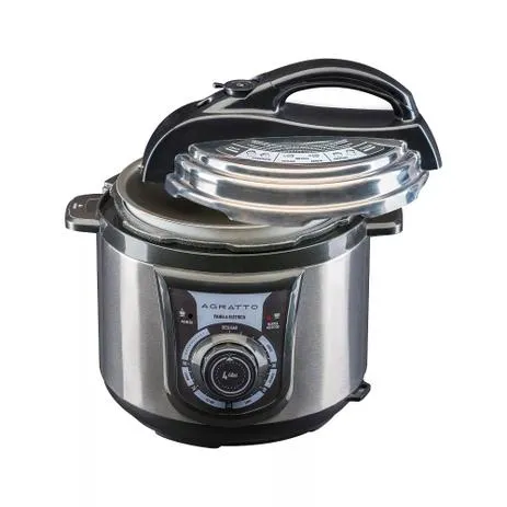 Panela de Pressao Eletrica 4 Litros PE01 127 800W Agratto — Panela Pressao Eletrica