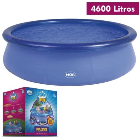 Piscina Inflavel Splash Fun Circular 4600L Metalurgica Mor