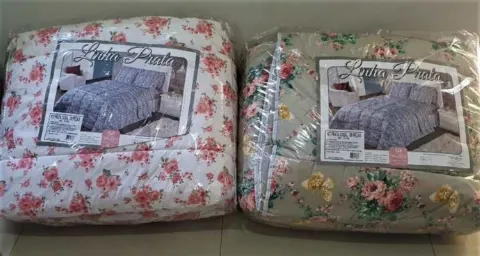 Kit Cama Casal Linha Prata 9Pcs Sortidos Vera Lucia