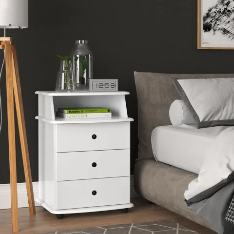 Mesa de Cabeceira Luxo 1N3G EJ Moveis