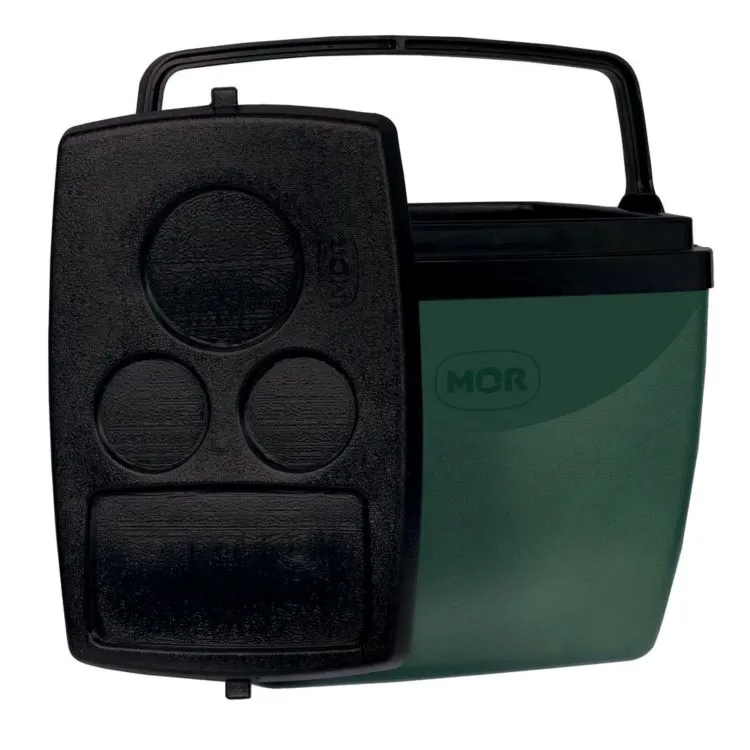Caixa Termica 18L Azul Metalurgica Mor — Caixa Termica 18L - Verde com Preto
